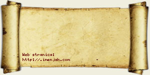 Ivanka Simić vizit kartica